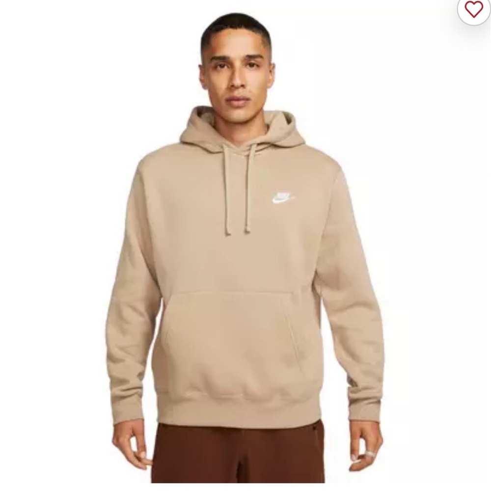 Nike Men's Beige Hoodie